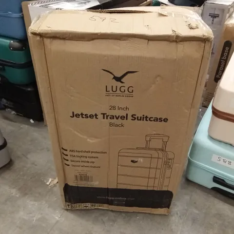 BOXED LUGG - 28INCH JETSET TRAVEL SUITCASE BLACK