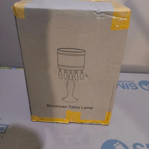 MOROCCAN TABLE LAMP – BOXED