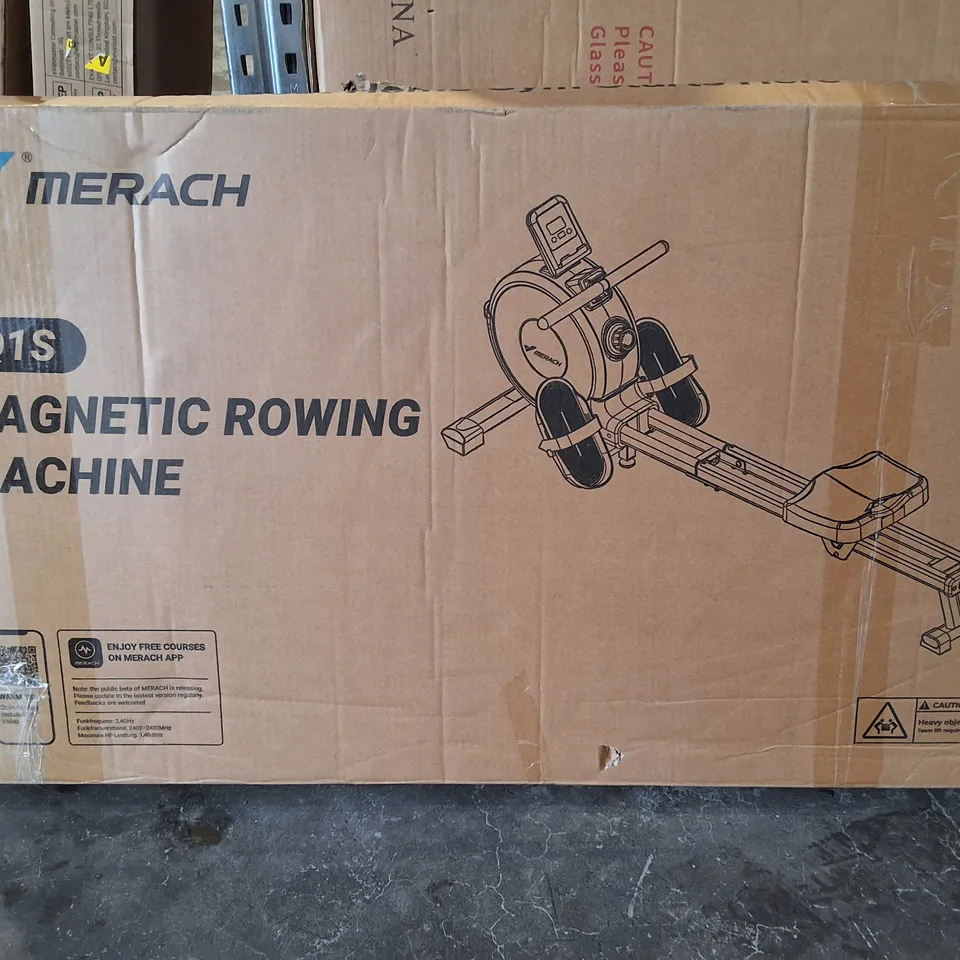 BOXED MERACH Q1S MAGNETIC ROWING MACHINE
