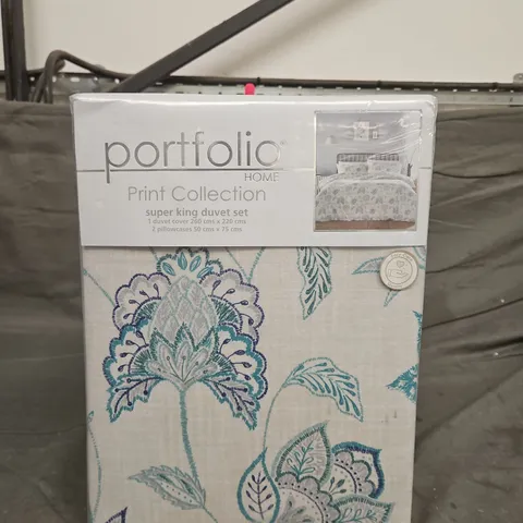 PORTFOLIO SUPER KING DUVET SET