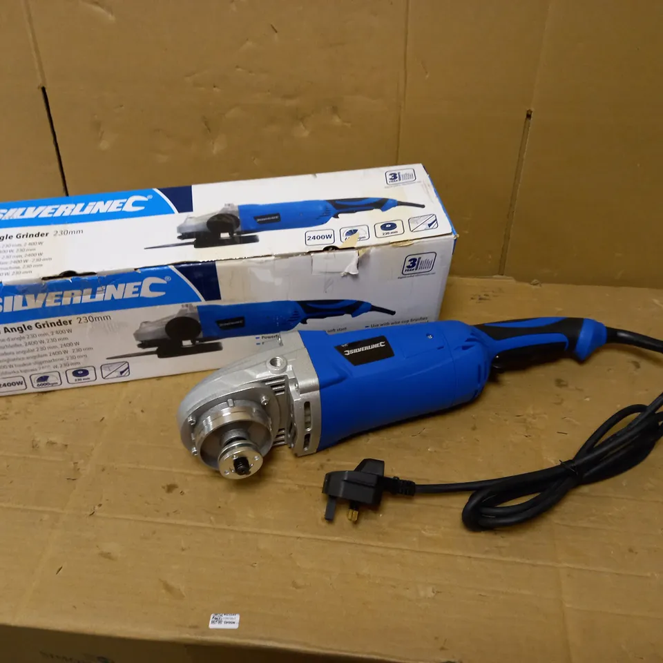 SILVERSTORM 951855 - 2400W 230MM (9") ANGLE GRINDER 230V