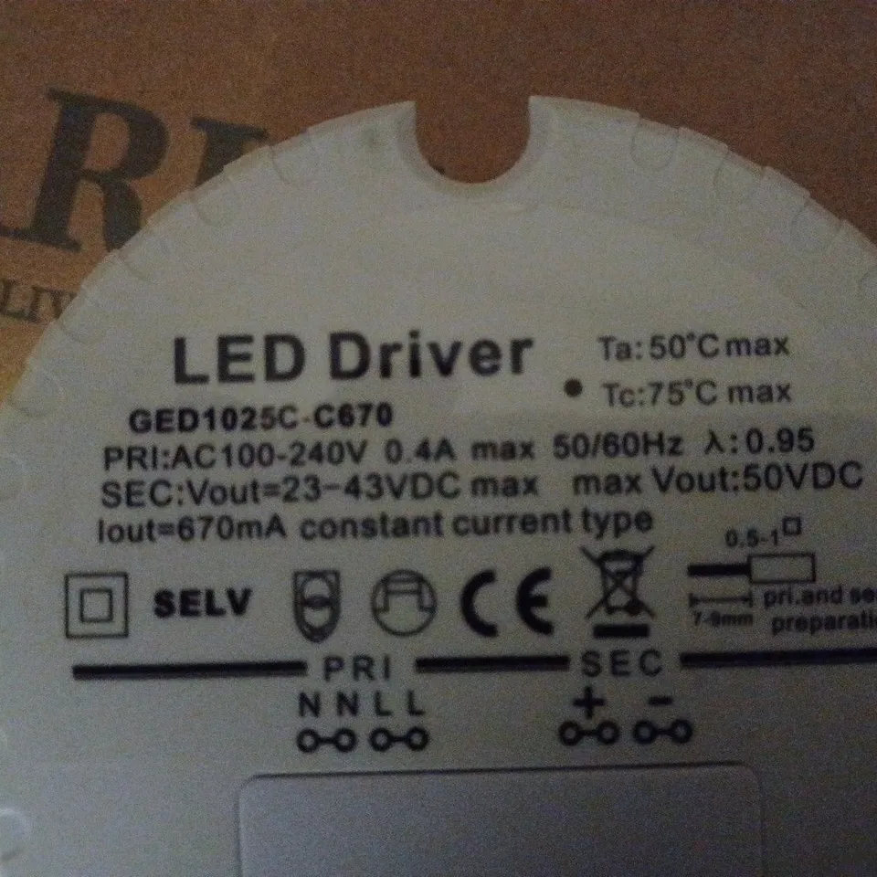 BRAND NEW ROUND 240MM 25W LED DOWNLIGHT 3K