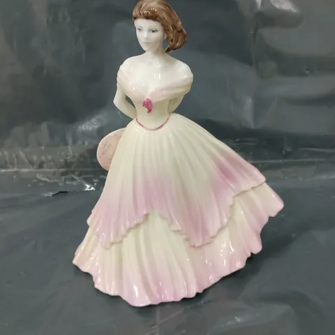 COALPORT HAPPY BIRTHDAY 1991 BONE CHINA FIGURINE