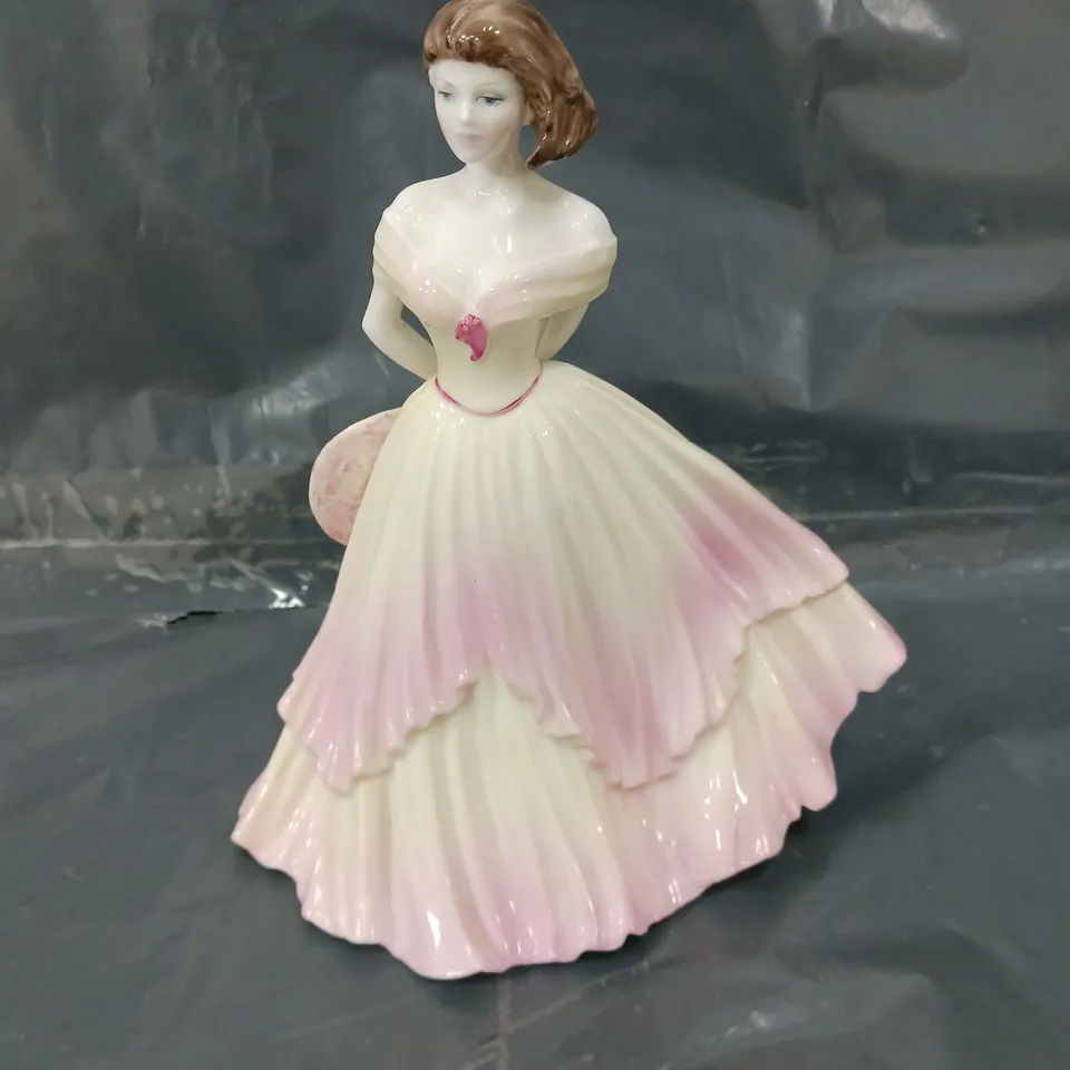 COALPORT HAPPY BIRTHDAY 1991 BONE CHINA FIGURINE 