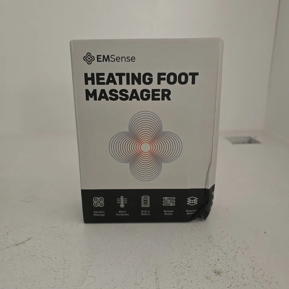 EMSENSE HEATING FOOT MASSAGER XBL - 8688B BOXED