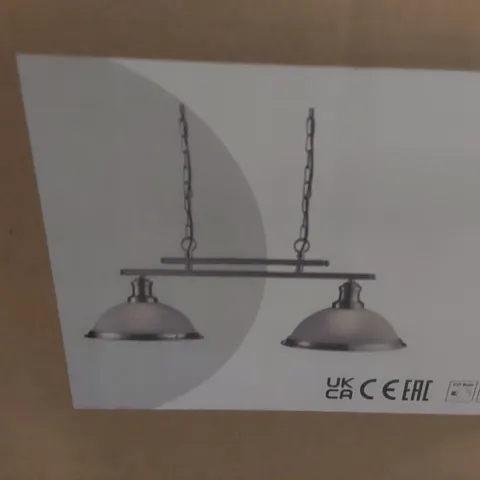 BEVERLEY 2-LIGHT KITCHEN ISLAND LINEAR PENDANT