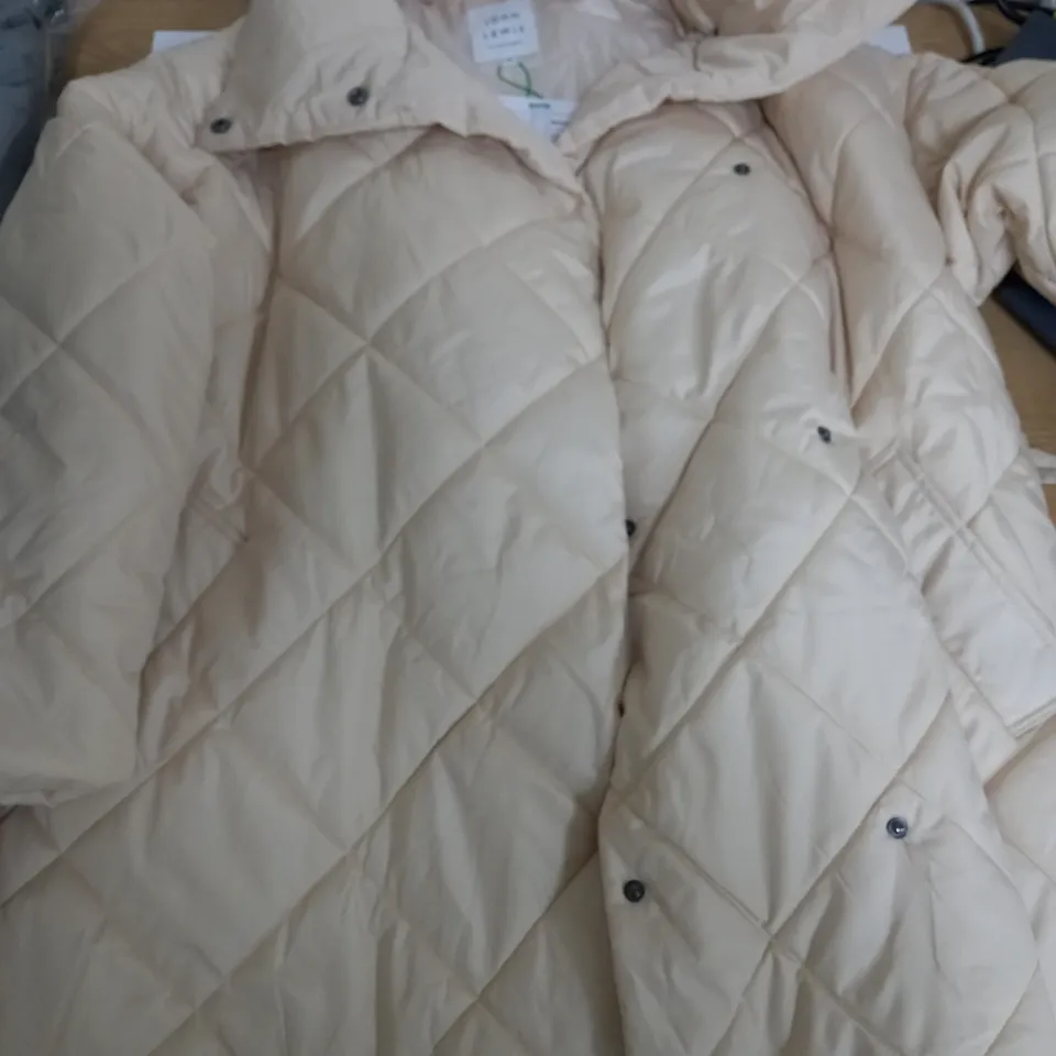 JOHN LEWIS LONG QULIT COAT - SIZE 14