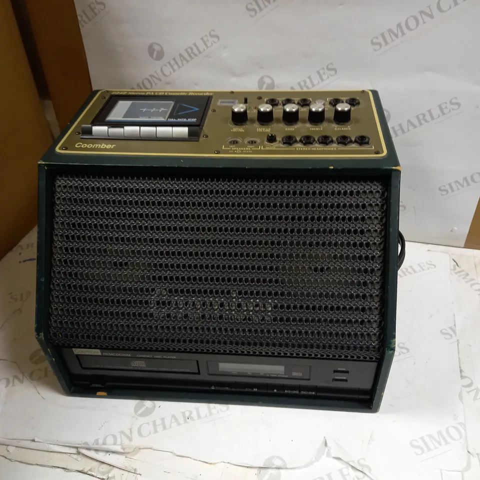 COOMBER 2242 STEREO PA CD CASSETTE RECORDER 
