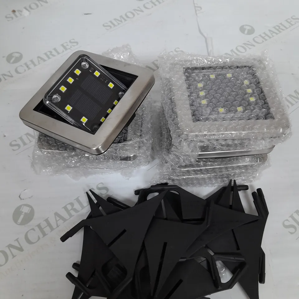 BELL AND HOWELL SET OF 8 SQUARE SWIVEL DISK LIGHTS