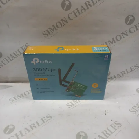 SEALED TP-LINK 300MBPS PCI EXPRESS ADAPTER