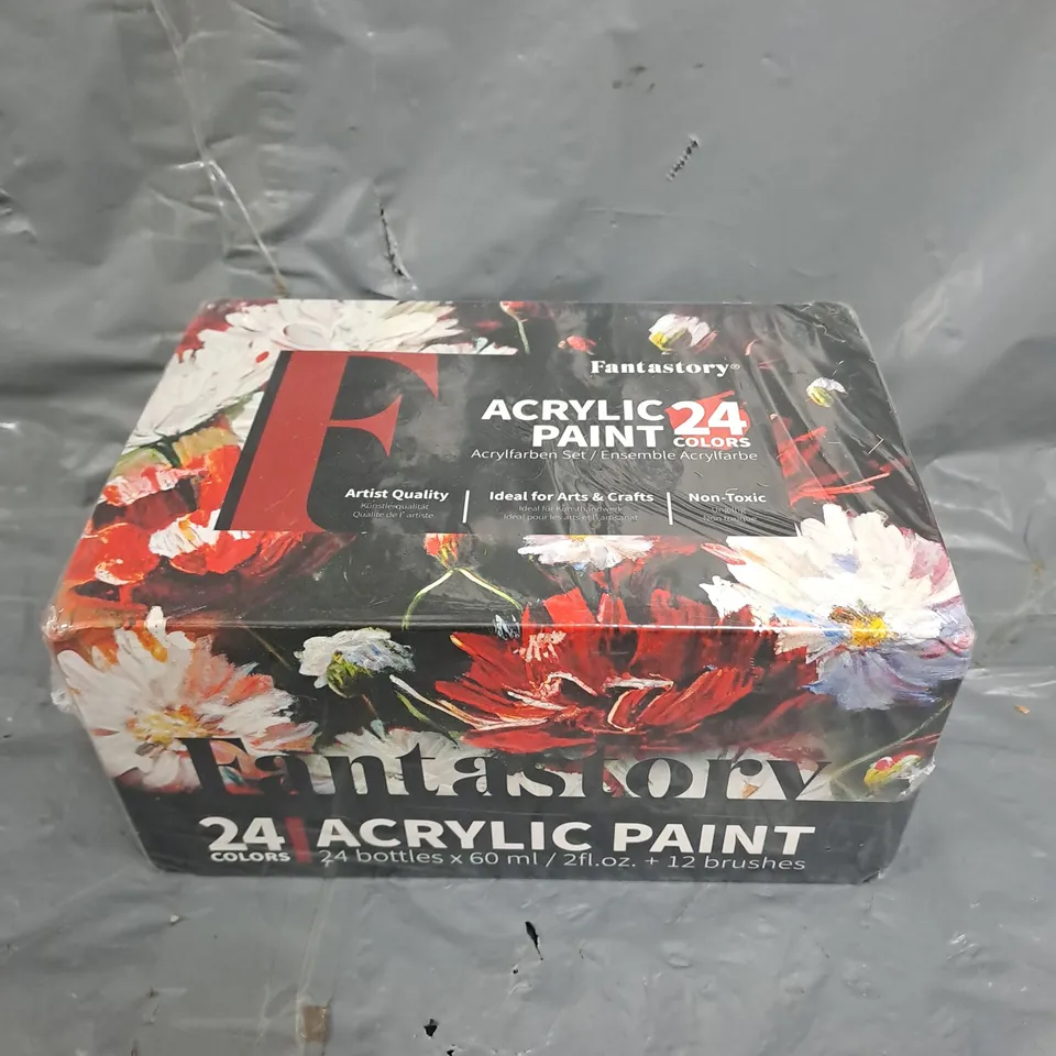 SEALED FANTASTORY 24 COLOUR ACRYLIC PAINT SET 