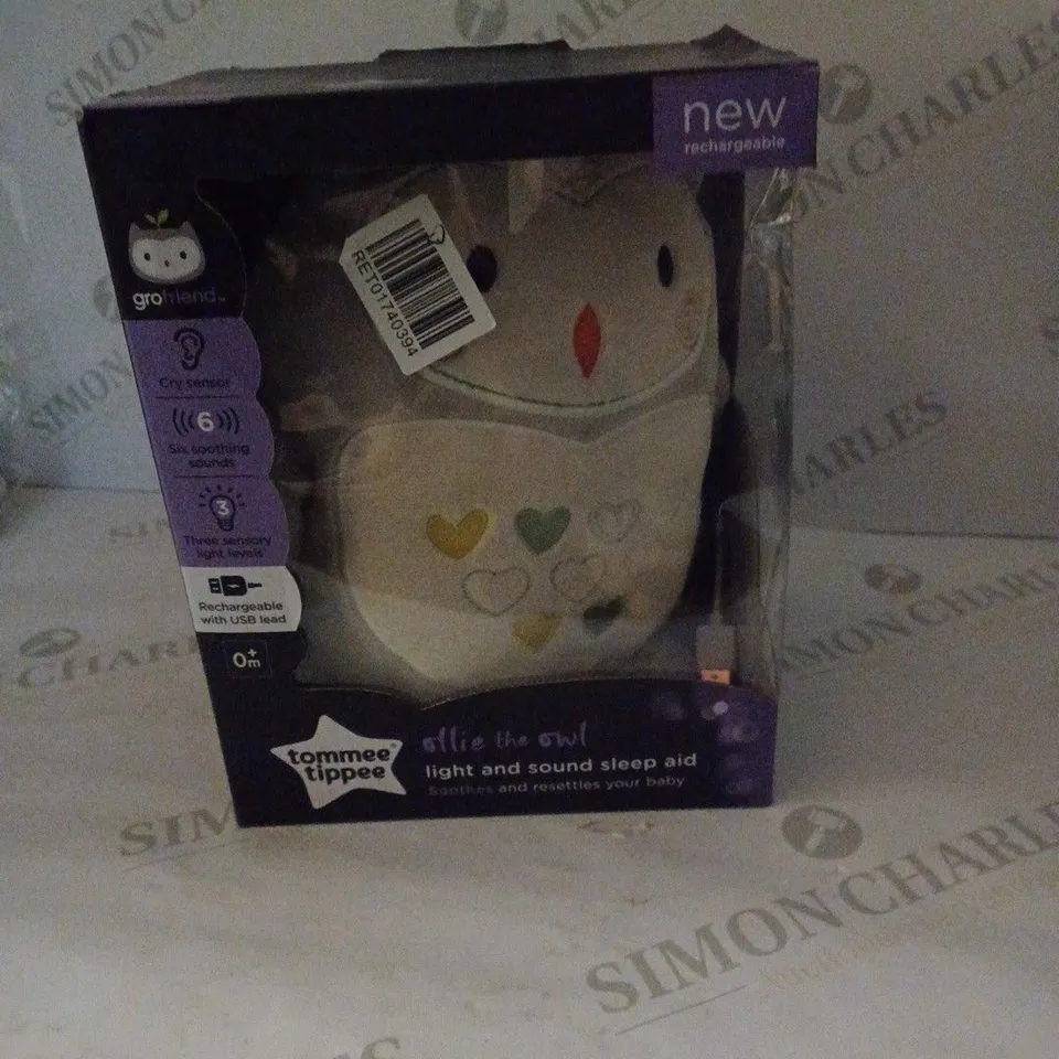 TOMMEE TIPPEE ELLIE THE OWL LIGHT AND SOUND SLEEP AID