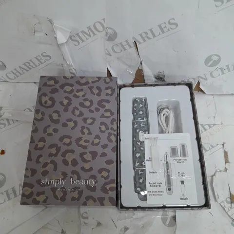 BOXED SIMPLY BEAUTY 2 IN 1 SUPER SMOOTH FACE & BROWS HAIR REMOVER