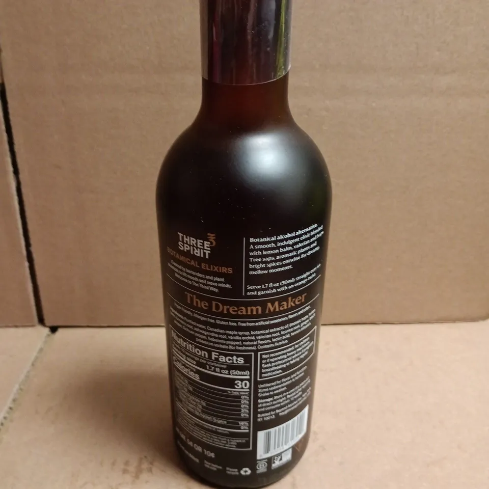 THREE SPIRIT NIGHTCAP – NON-ALCOHOLIC BOTANICAL ELIXIR, 500ML