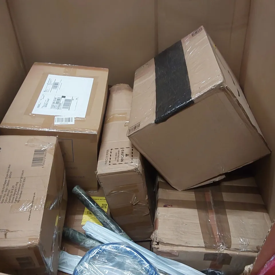 PALLET OF ASSORTED ITEMS INCLUDING: DRYWALL SANDER, FOOD SIZE PROCESSORS, MATTRESS TOPPER (90CM), TOILET SAFETY FRAME ECT