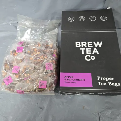 BREW TEA CO APPLE AND BLACKCURRENT TEA BAGS