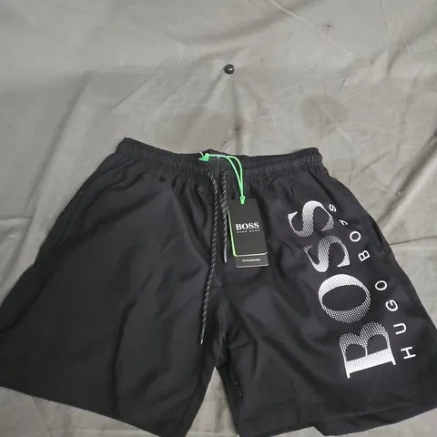 HUGO BOSS ATHLEISURE SHORTS – BLACK, MEN’S, SIZE M