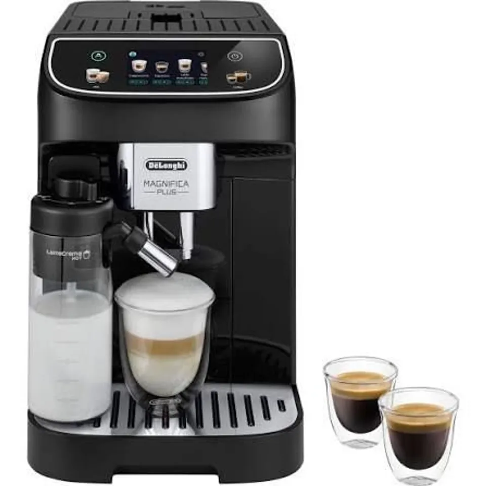 BOXED DĒLONGHI MAGNIFICA PLUS BEAN TO CUP COFFEE MACHINE - BLACK