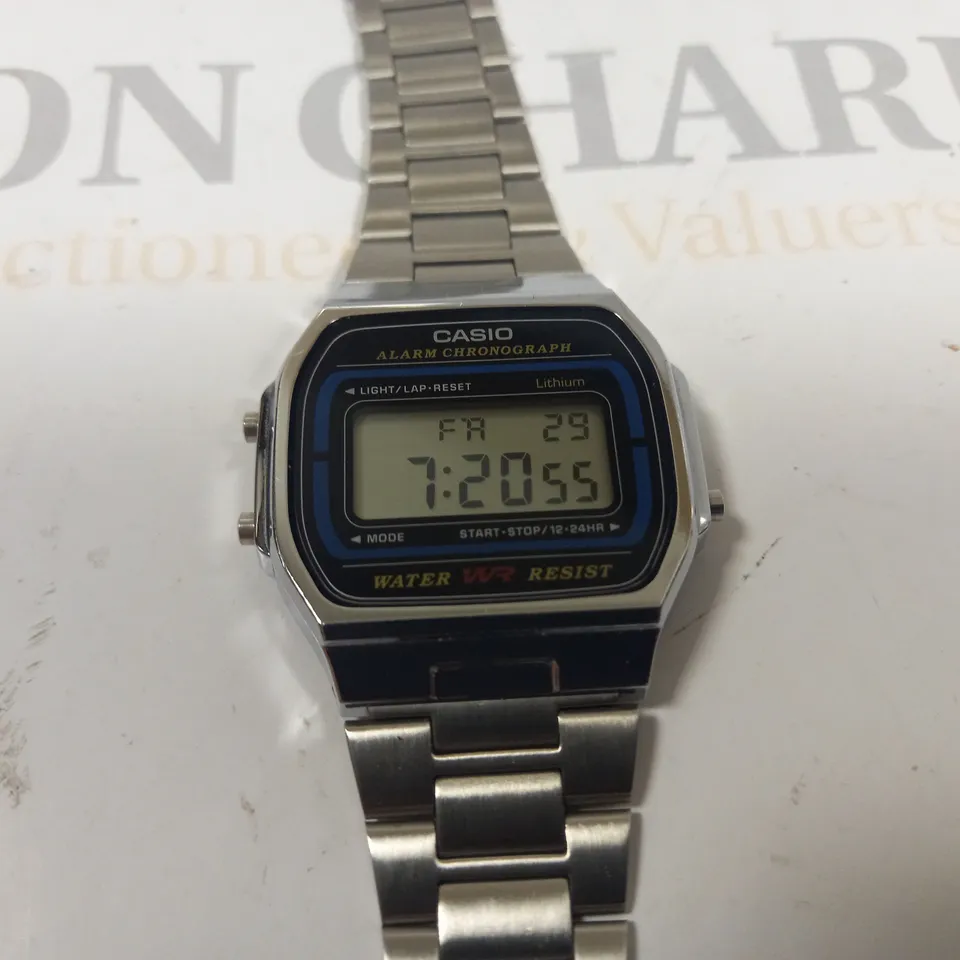 CASIO STAINLESS STEEL DIGITAL WATCH