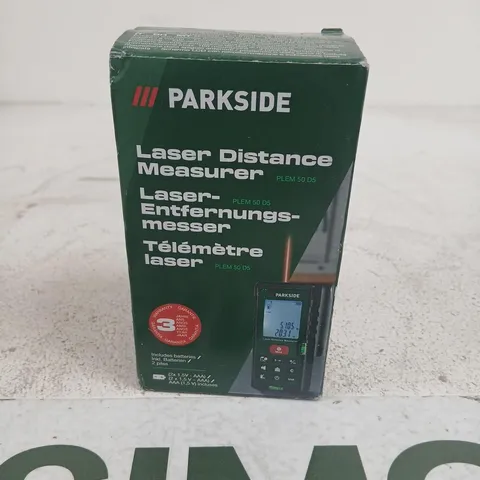 PARKSIDE LASER DISTANCE MEASURER β PLEM 50 D5 (WITH BATTERIES) BOXED