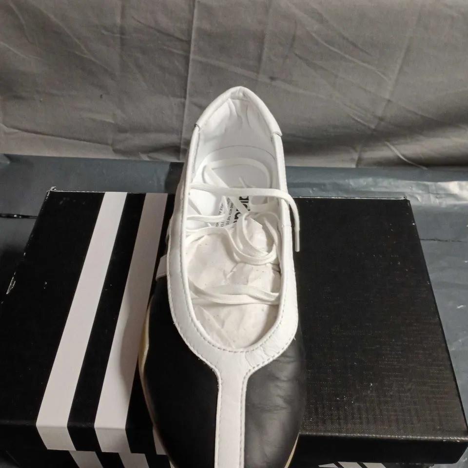 BOXED PAIR OF ADIDAS TAEKWONDO BALLET SHOES - UK SIZE 6.5