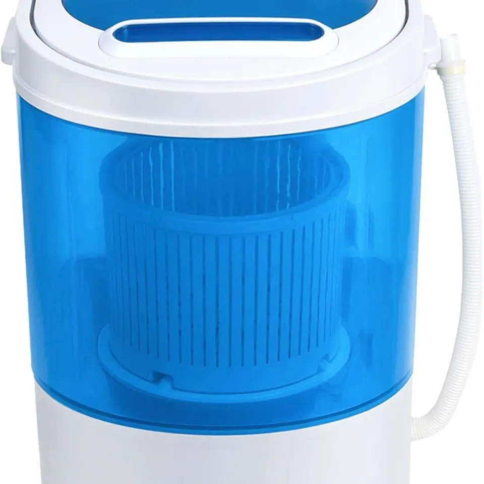 BOXED DISPLAY4TOP PORTABLE MINI WASHING MACHINE SPIN CYCLE W/BASKET, 3.2KG - BLUE