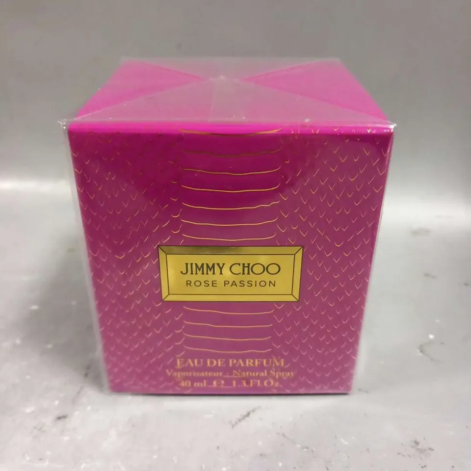 BOXED AND SEALED JIMMY CHOO ROSE PASSION EAU DE PARFUM 40ML