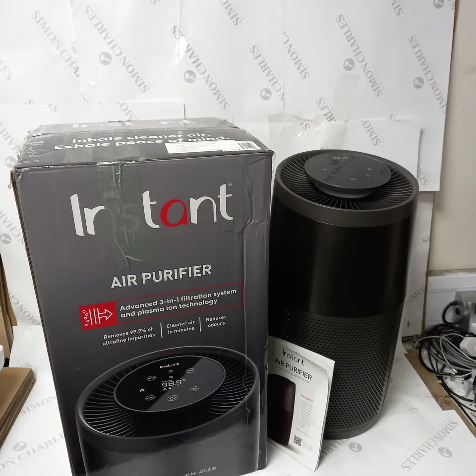 BOXED INSTANT AIR PURIFIER ADVANCED 3-IN-1 FILTRATION SYSTEM 