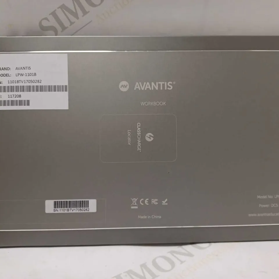 AVANTIS LPW-1101B WORKBOOK TABLET 