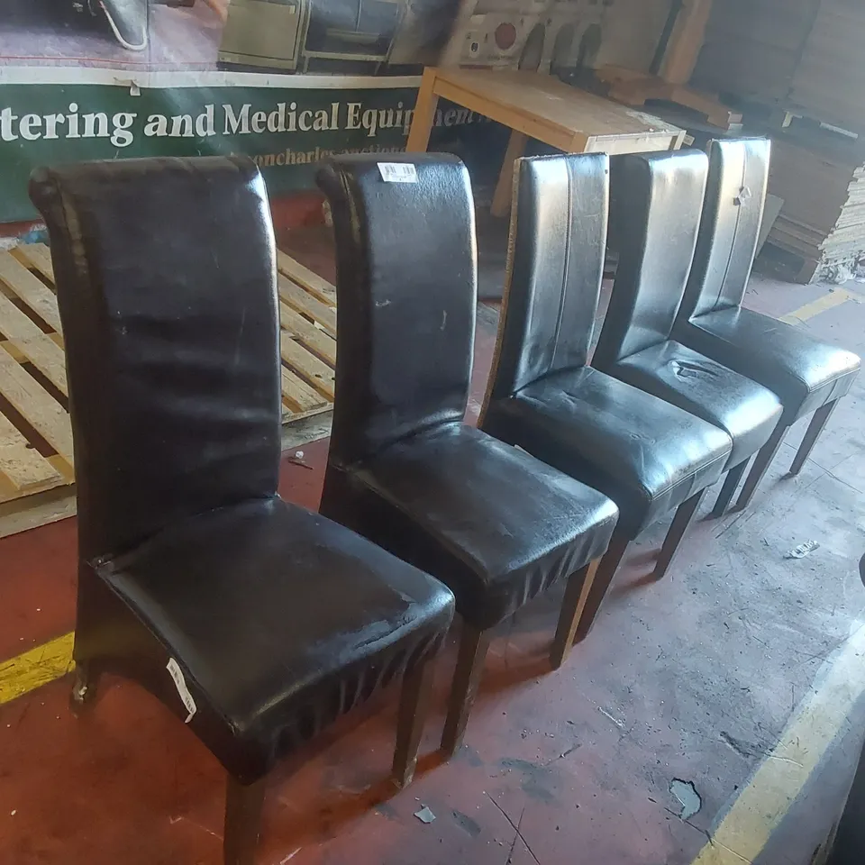 SET OF 9x ASSORTED RESTAURANT DINING CHAIRS