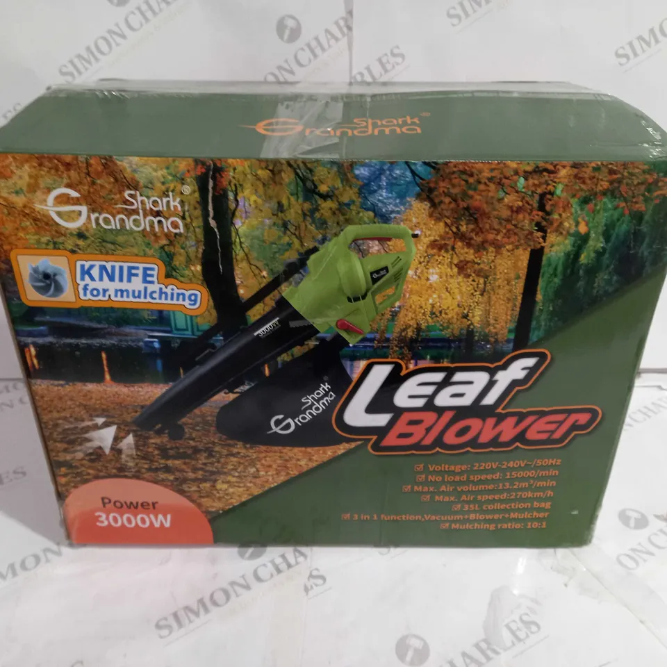 BOXED SHARK GRANDMA LEAF BLOWER