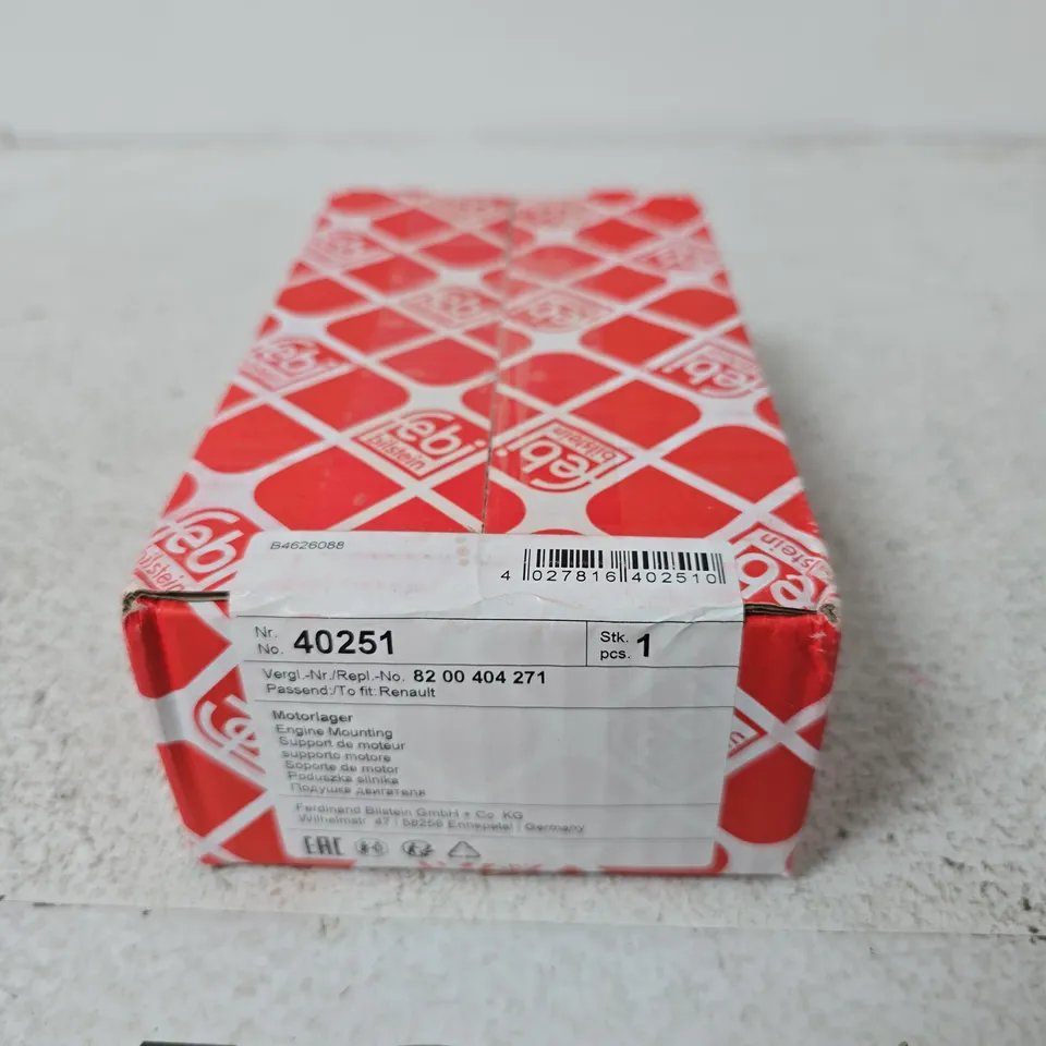 FEBI BILSTEIN ENGINE MOUNTING – RENAULT FIT, PART NO. 40251 (1X) – BOXED