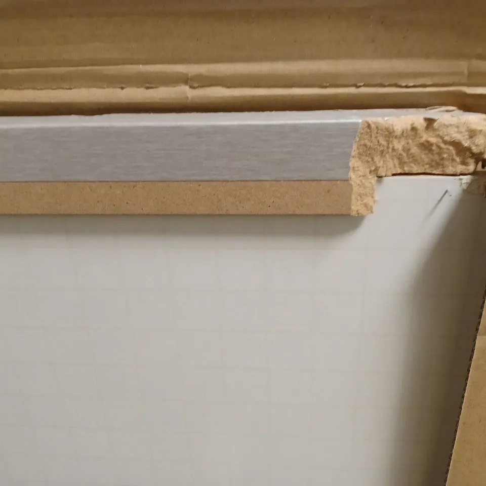 WRITE ON 1200X1200CM WHITEBOARD WITH ALUMINIUM FRAME / COLLECTION ONLY