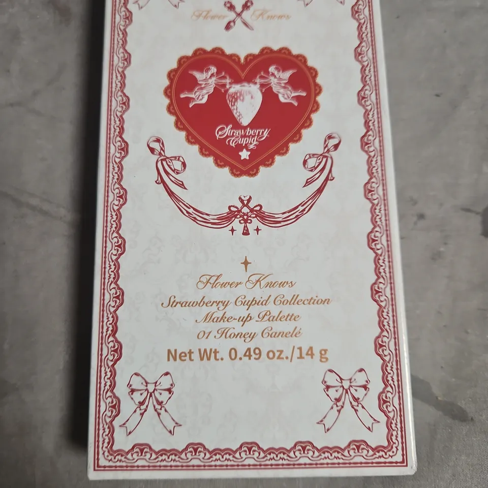 FLOWER KNOWS STRAWBERRY CUPID COLLECTION MAKE-UP PALETTE – 01 HONEY CANELÉ