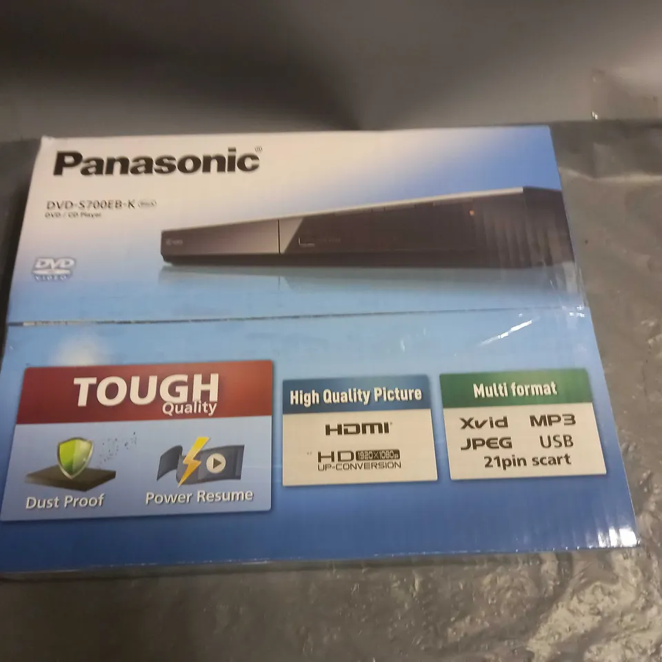 PANASONIC DVD/CD PLAYER DVD-S700EB-K