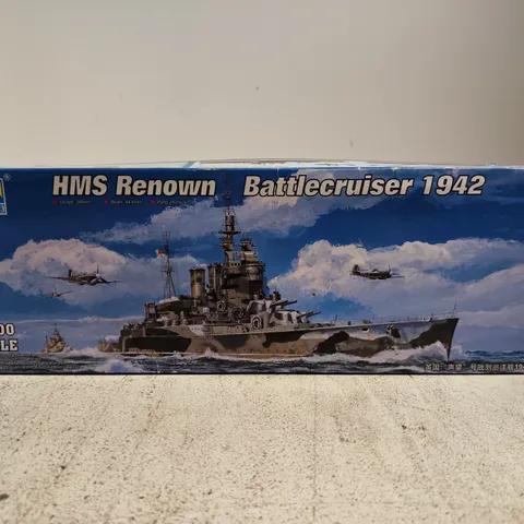 TRUMPETER HMS RENOWN BATTLECRUISER 1942 – 1/700 SCALE MODEL KIT (BOXED)