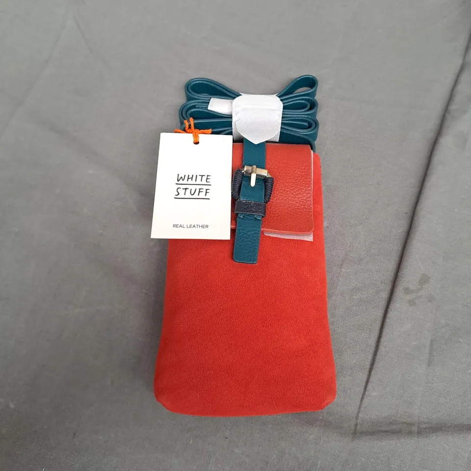 WHITE STUFF CLARA BUCKLE SUEDE PHONE BAG