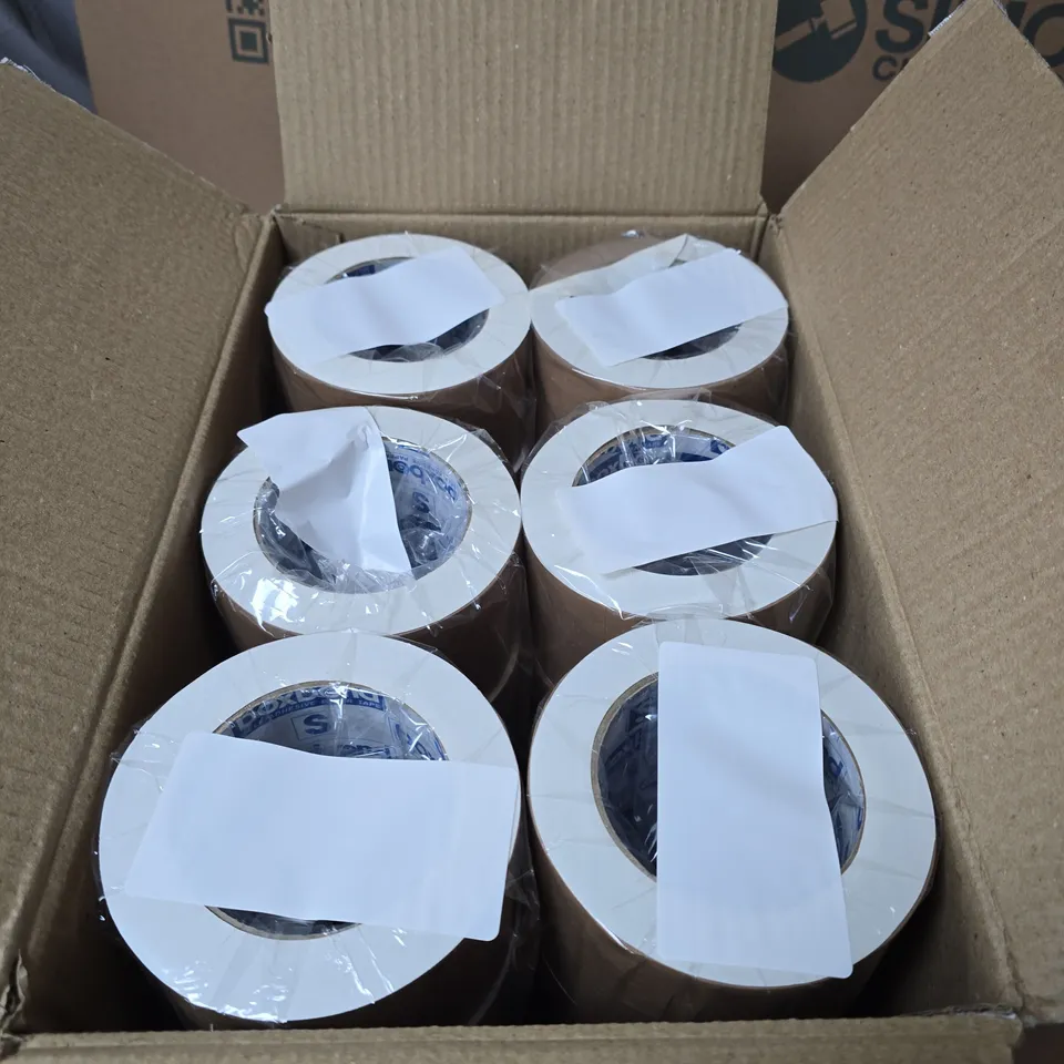 BOXBOND S72 SELF-ADHESIVE PAPER TAPE 72MM X 50M – 24 ROLLS