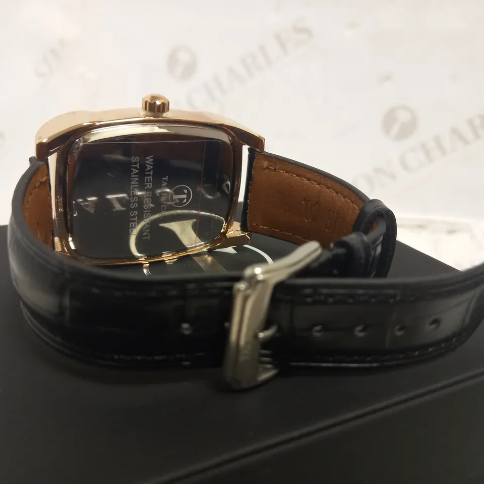 TALIS CO TWO TONE LEATHER STRAP WATCH RRP £550