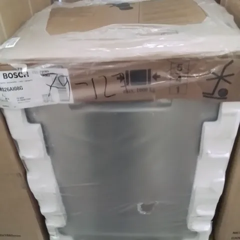 BAGGED SERIES 2 SMS26AI08G FULL SIZE, 12-PLACE SETTINGS DISHWASHER WITH EXTRA DRY - SILVER INOX - E RATED