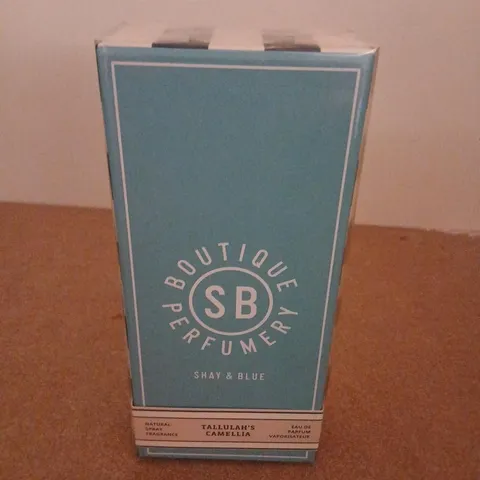 BOXED AND SEALED SHAY AND BLUE TALLULAH'S CAMELLIA EAU DE PARFUM 30ML
