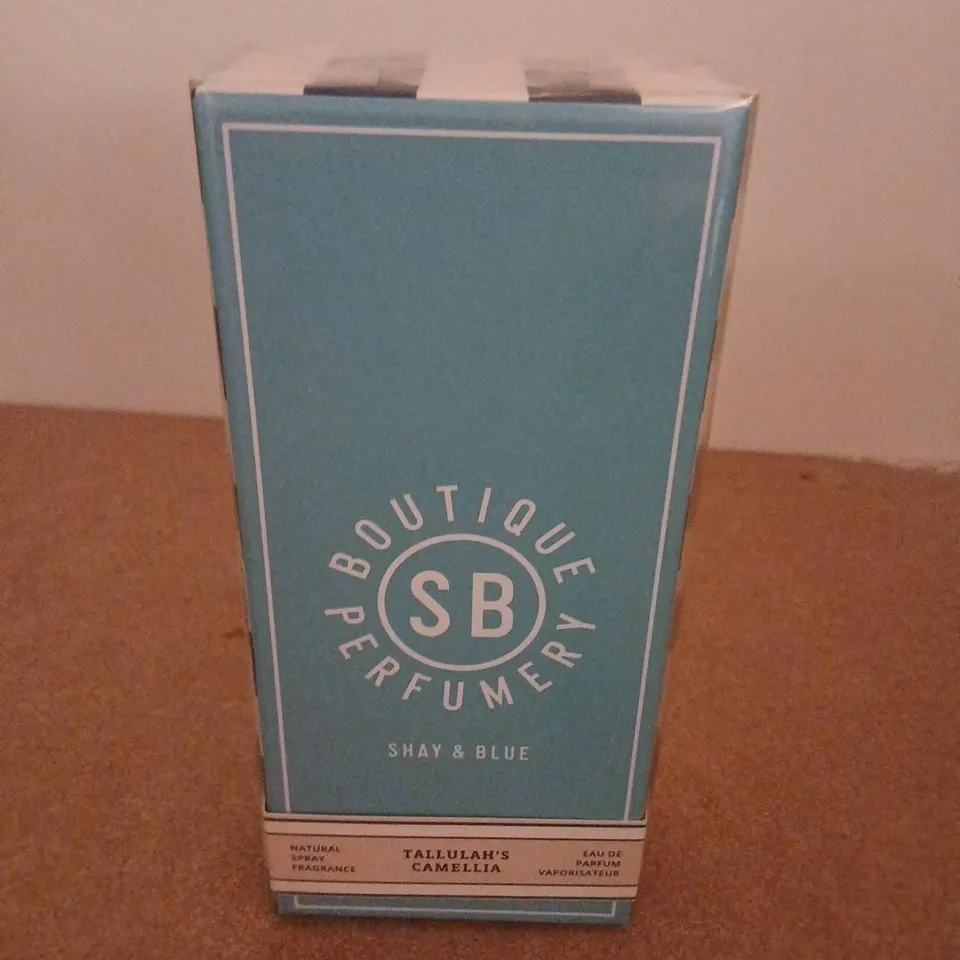 BOXED AND SEALED SHAY AND BLUE TALLULAH'S CAMELLIA EAU DE PARFUM 30ML
