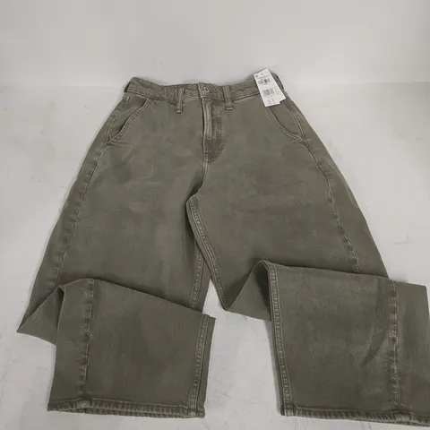 ABERCROMBIE & FITCH MEN'S GREY DENIM JEANS, 27 SHORT