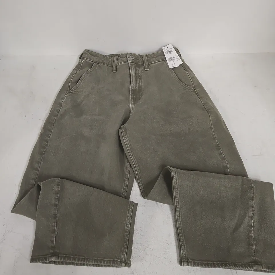 ABERCROMBIE & FITCH MEN'S GREY DENIM JEANS, 27 SHORT