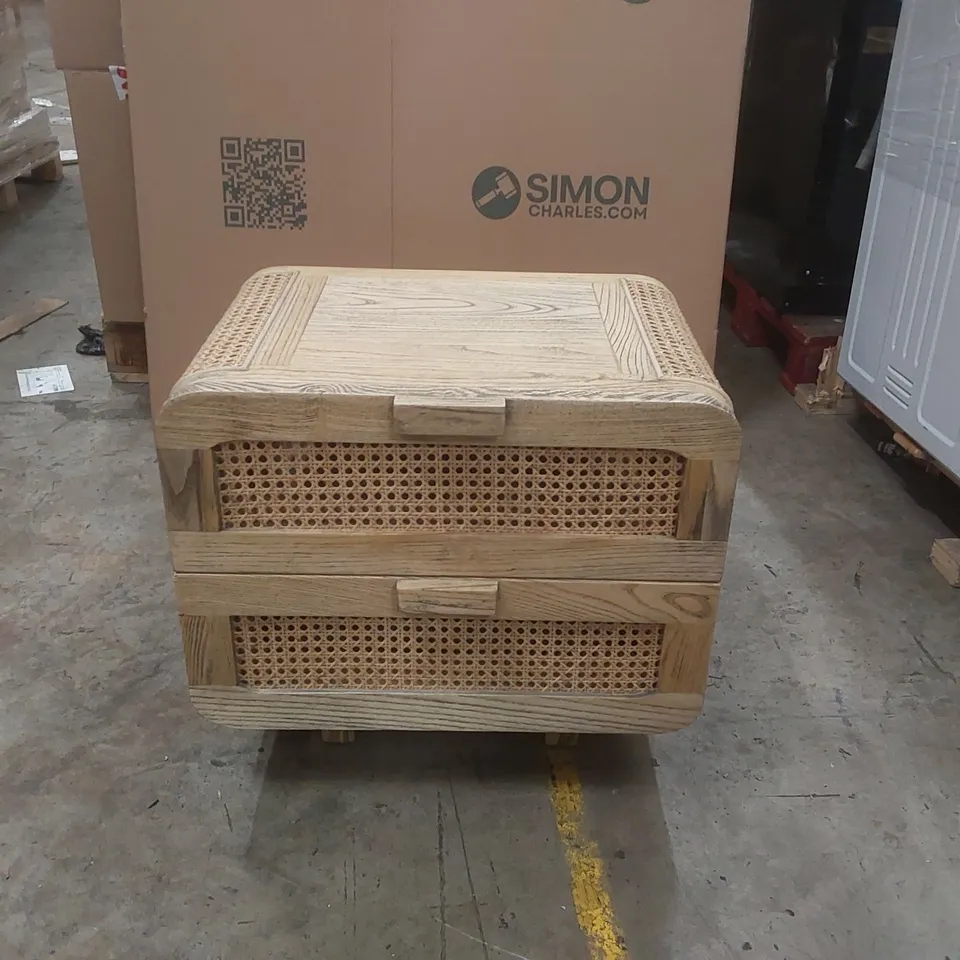 DESIGNER WOODEN BEDSIDE TABLE