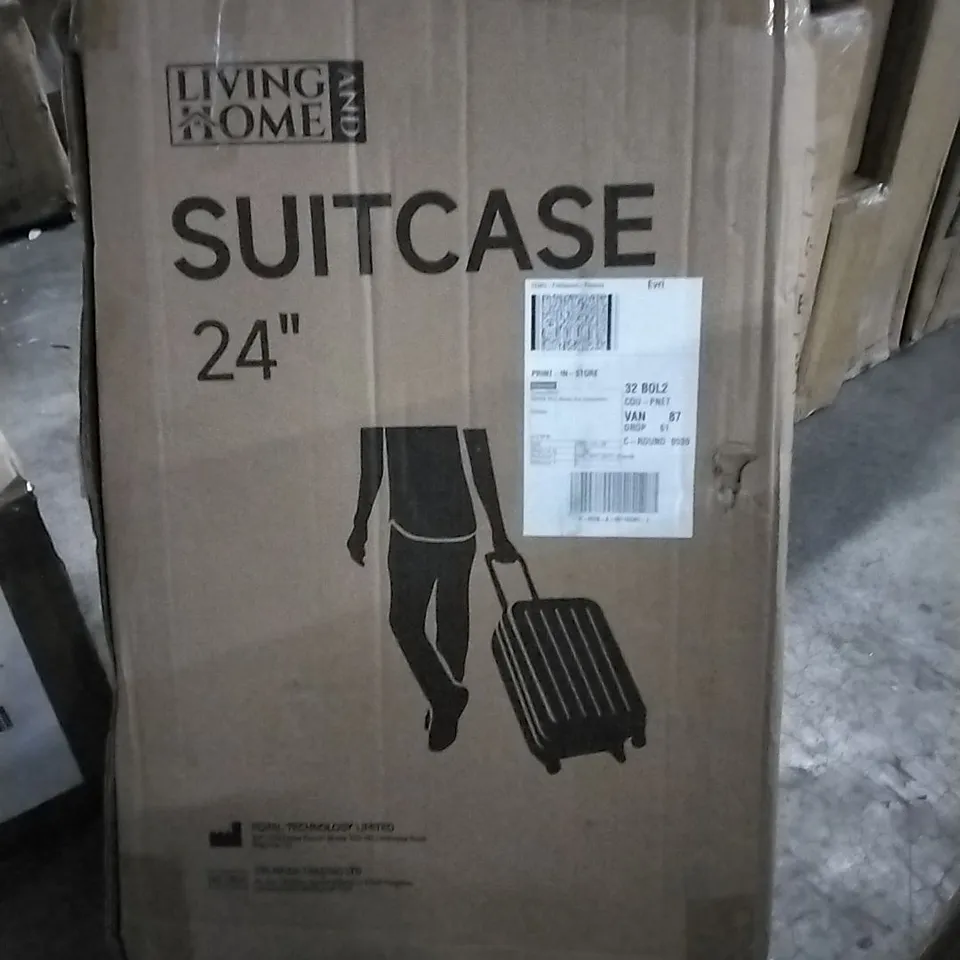 BOXED LIVING AND HOME SUITCASE 24"