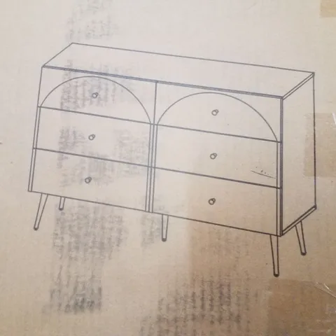 BOXED 40CM CHEST OF DRAWERS (2 BOXES)