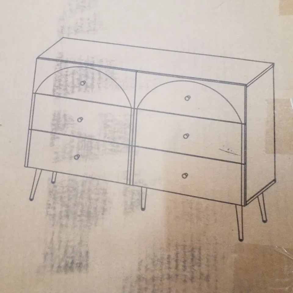 BOXED 40CM CHEST OF DRAWERS (2 BOXES)