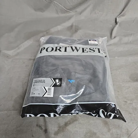 PORTWEST WX3 TROUSERS IN METAL GREY WITH KNEEPADS SIZE 33" SHORT
