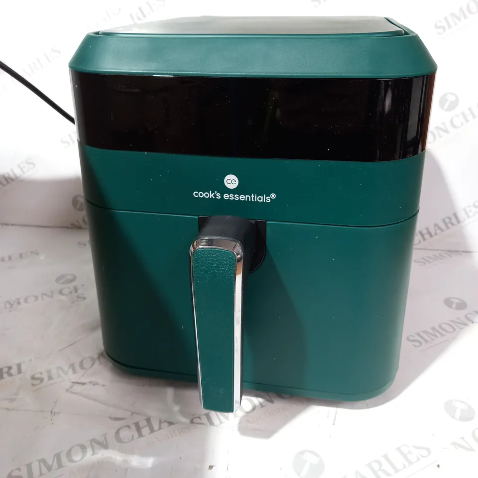 BOXED COOKS ESSENTIALS 5.8L AIR FRYER, EMERALD GREEN